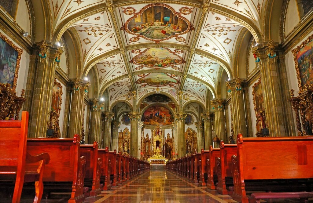 Inside of the Parish of San Juan Bautista